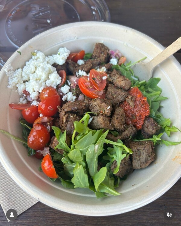 Steak Cheese & Veggies Bowl