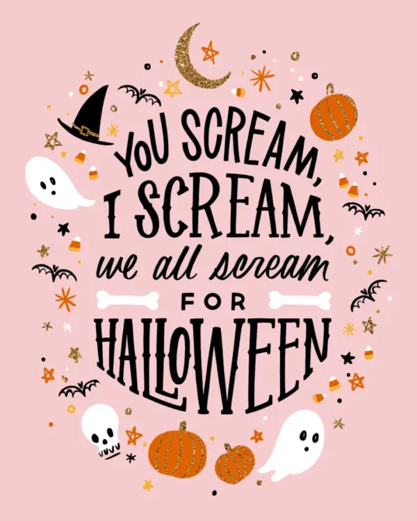 Scream for halloween